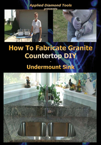 How to Fabricate Granite Countertop - Cut & Polish Undermount Sink