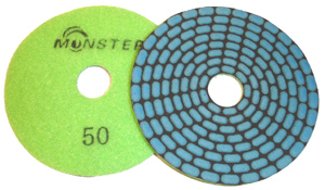 Monster Bric Dry Diamond Polishing Pads - 50 Grit