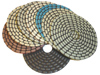 Monster Bric Dry Diamond Polishing Pads - Set of 8 pcs with Black Buff