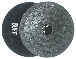 Diamond Polishing Pad for Engineered Stone - Black Buff