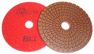 5-Step Monster Diamond Polishing Pads POS 2