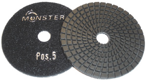 5-Step Monster Diamond Polishing Pads POS 5