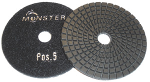 5-Step Monster Diamond Polishing Pads POS 5