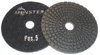 5-Step Monster Diamond Polishing Pads POS 5