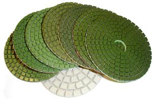 Monster Diamond Polishing Pad - Set of 8