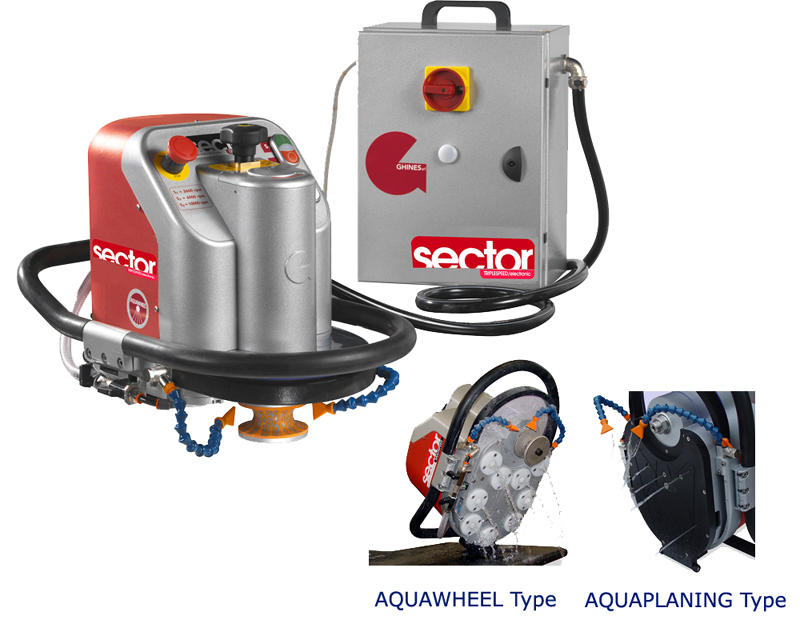 Ghines Sector Triple Sd Granite Stone Router Milling Machine Ghines Sector Stone Router
