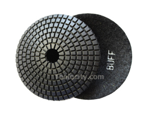 JX BOWL Diamond Polishing Pads Black Buff
