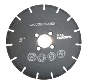 vacuum brazed diamond blade for marble