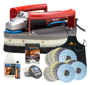 Planetary Polisher Package for Concrete Counter Tops