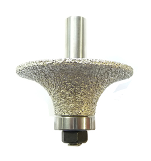 B20 diamond router bit 1/2" shank with bearing
