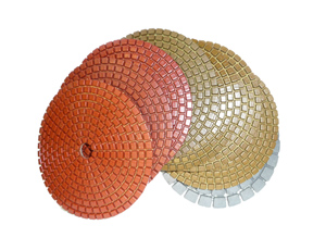 Metal Bond Diamond Polishing Pads Set of 8