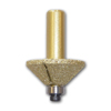 Bevel Diamond Router Bit with 1/2